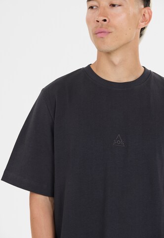 SOS Shirt 'Semeru' in Zwart