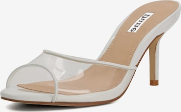 Mule 'MARKIE' Dune LONDON en blanc : devant