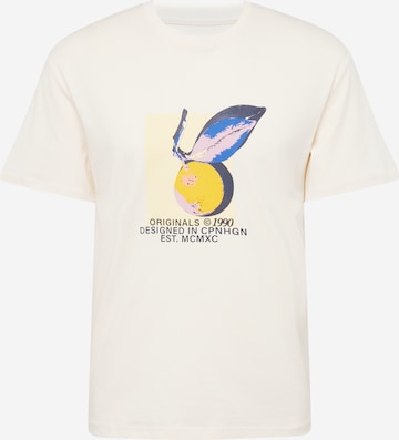 T-Shirt 'Tampa' JACK & JONES en beige : devant