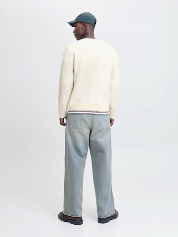 JACK & JONES Πλεκτή ζακέτα 'JORNORREBRO' σε μπεζ