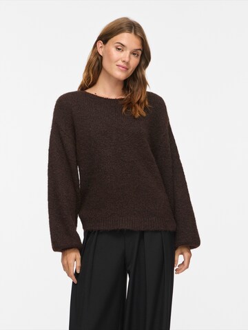 Pull-over 'VIMarley' VILA en marron : devant