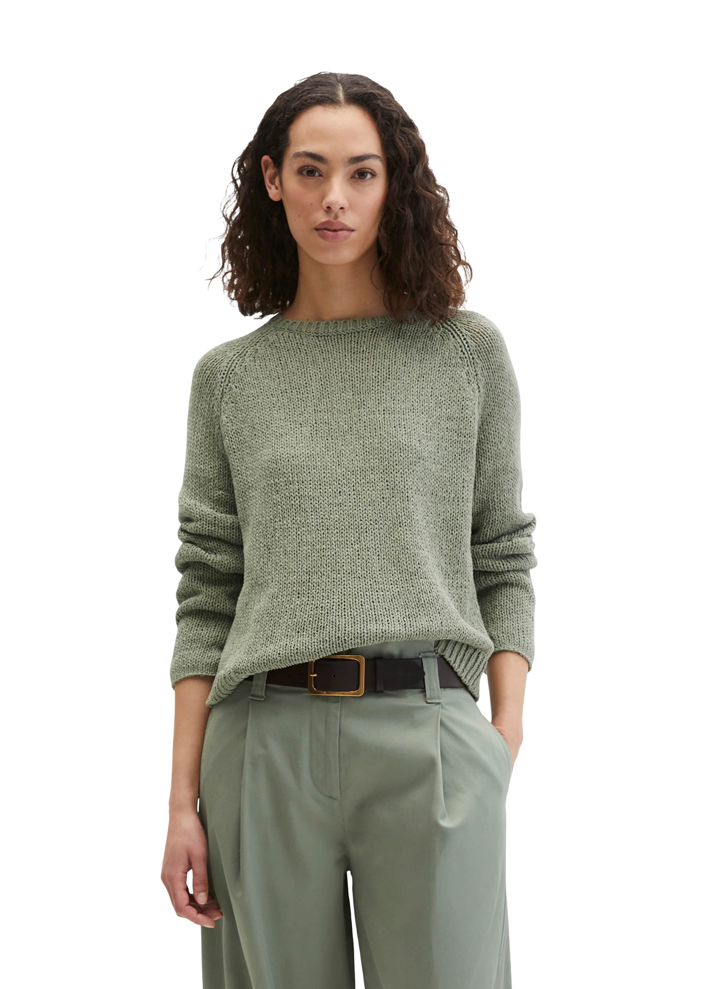 Marc O'Polo Sweater in Green: front
