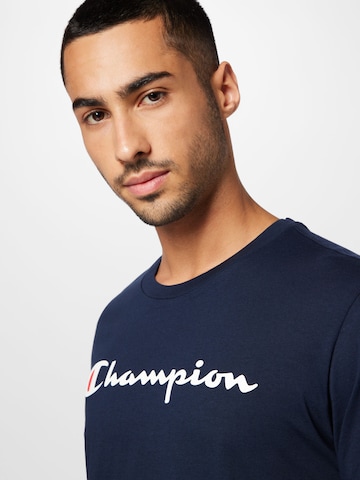 Champion Authentic Athletic Apparel Tričko 'Classic' – modrá