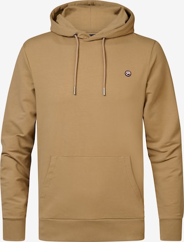 Petrol Industries Sweatshirt 'Tetlin' in Braun: Vorderseite