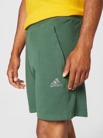 Regular Pantaloni sport 'Stadium Fleece Recycled Badge Of' de la ADIDAS SPORTSWEAR pe verde