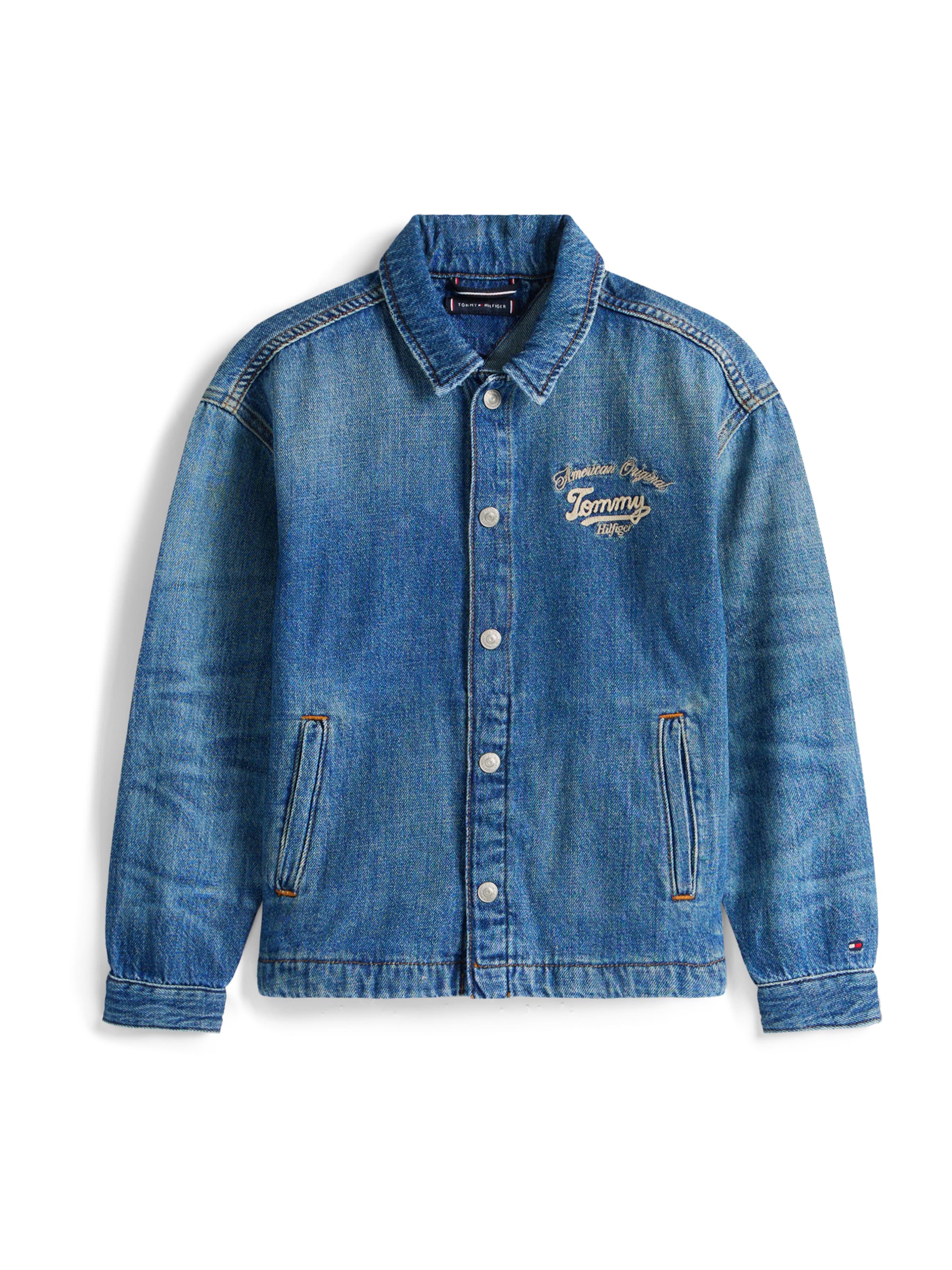 TOMMY HILFIGER Between-Season Jacket in Blue denim, Item view