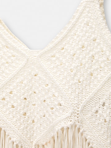 Pull&Bear Knitted Top in Beige