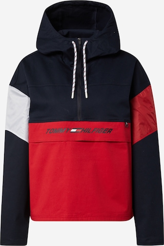 Tommy SportSportska jakna - crvena boja: prednji dio