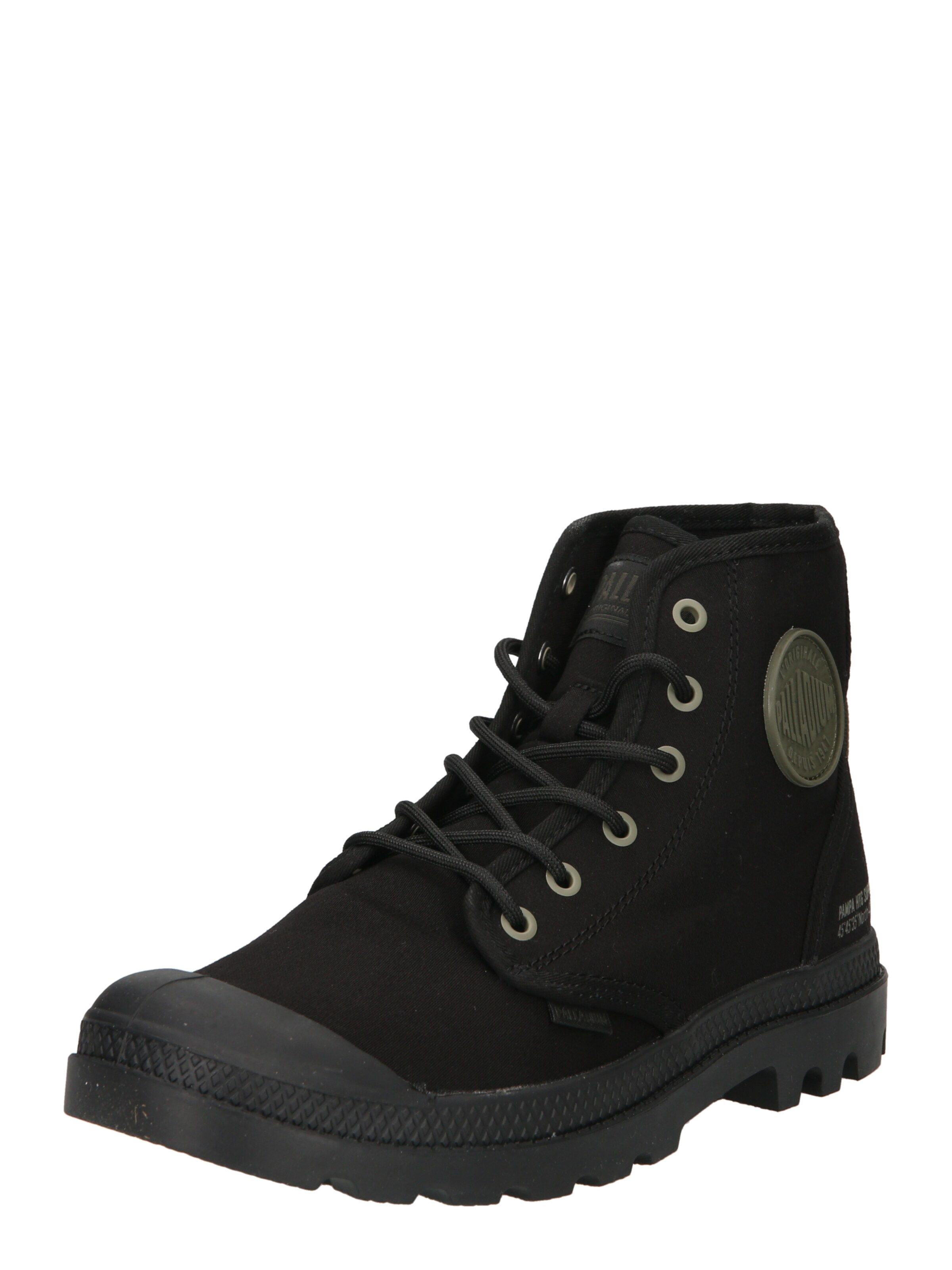 Palladium - Botas com atacadores 'Pampa' em preto: frente