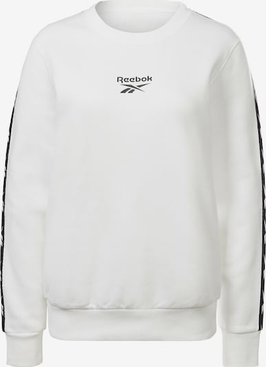 REEBOK Sweatshirt in schwarz / weiß, Produktansicht