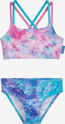 PLAYSHOES Bustier Bikini värissä vihreä: etupuoli