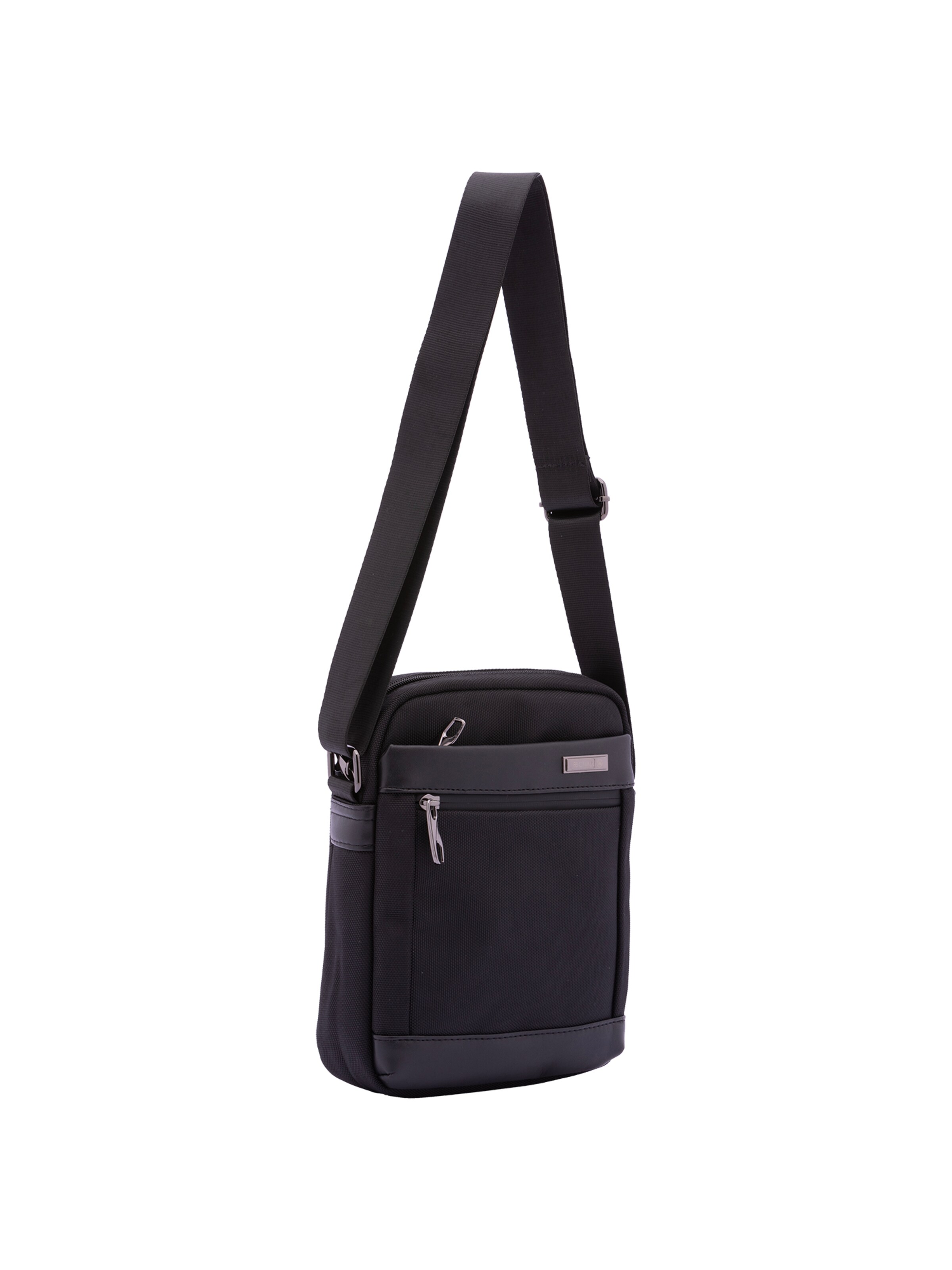 Borsa a tracolla 'Borsa a Tracolla Uomo B Cavalli Poliestere Zip Tasche Tracolla Regolabile' di B. Cavalli in nero