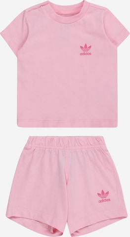 Survêtement ADIDAS ORIGINALS en rose : devant