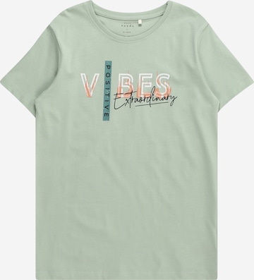 NAME IT Shirt 'VICTOR' in Groen: voorkant