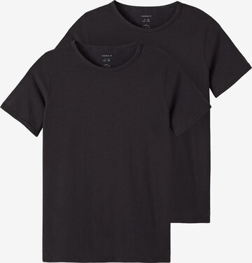 NAME IT - Camiseta en negro: frente
