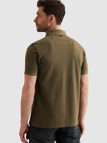 Maglietta 'Polo shirt with garment-dye wash' di PME Legend in verde