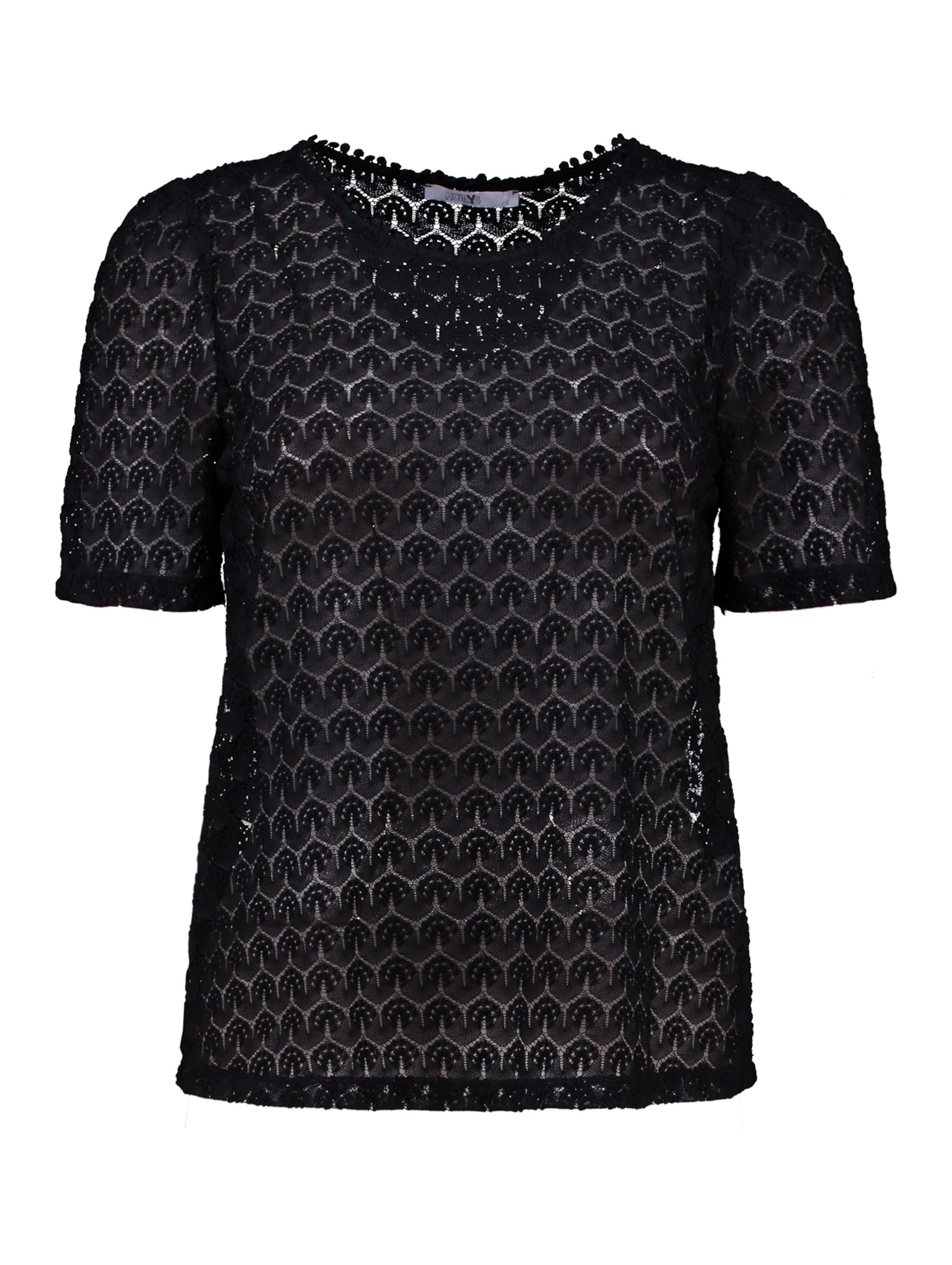 Hailys Tričko 'Be44cca' - Čierna: predná strana