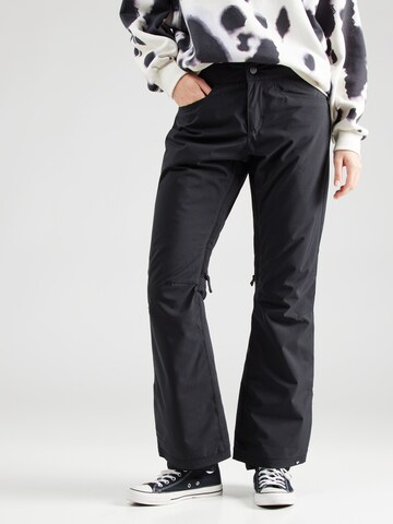 ROXY Regular Workout Pants 'BACKYARD' in Black: front