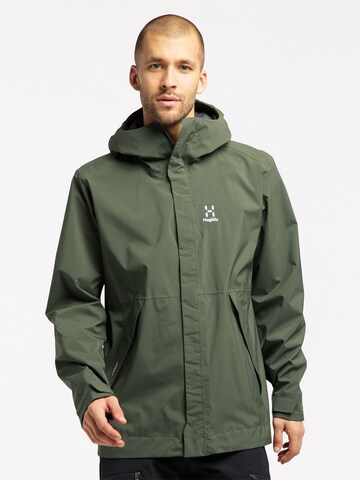 Haglöfs Outdoor jacket 'Tjärn' in Green: front