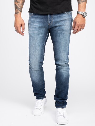 Rock Creek Slimfit Jeans in Blau: Vorderseite