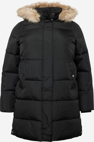 Vero Moda Curve Zimní bunda 'ADDISON' – černá: přední strana