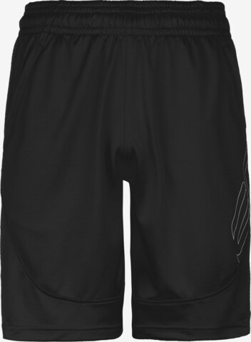 UNDER ARMOUR Workout Pants 'SC30' in Black: front