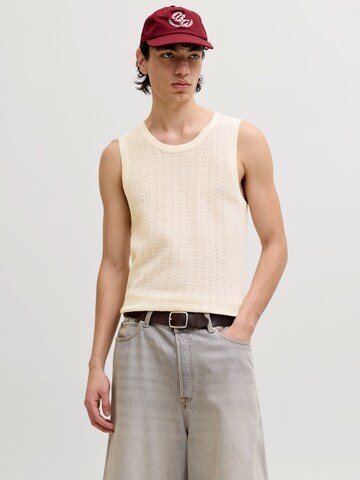 JACK & JONES - Jersey 'JORMENTON' en blanco: frente