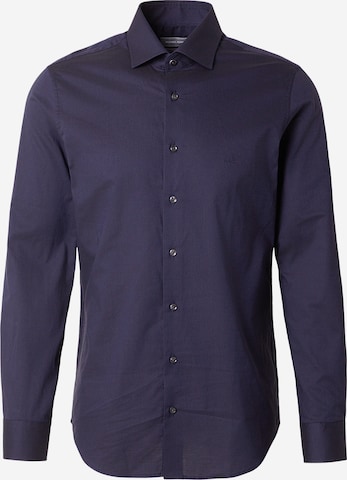 Michael Kors - Camisa em azul: frente