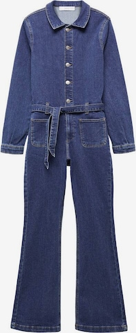 MANGO TEEN Dungarees in Blue: front