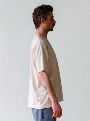 Seek 'n Hide Shirt 'Natural Raw Oversized Tee' in White