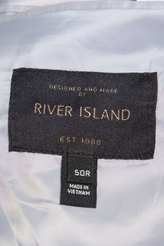 River Island Suit Jacket in M-L in Blue