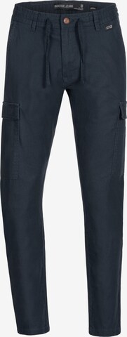 INDICODE JEANS Cargobroek 'Cagle' in Blauw: voorkant