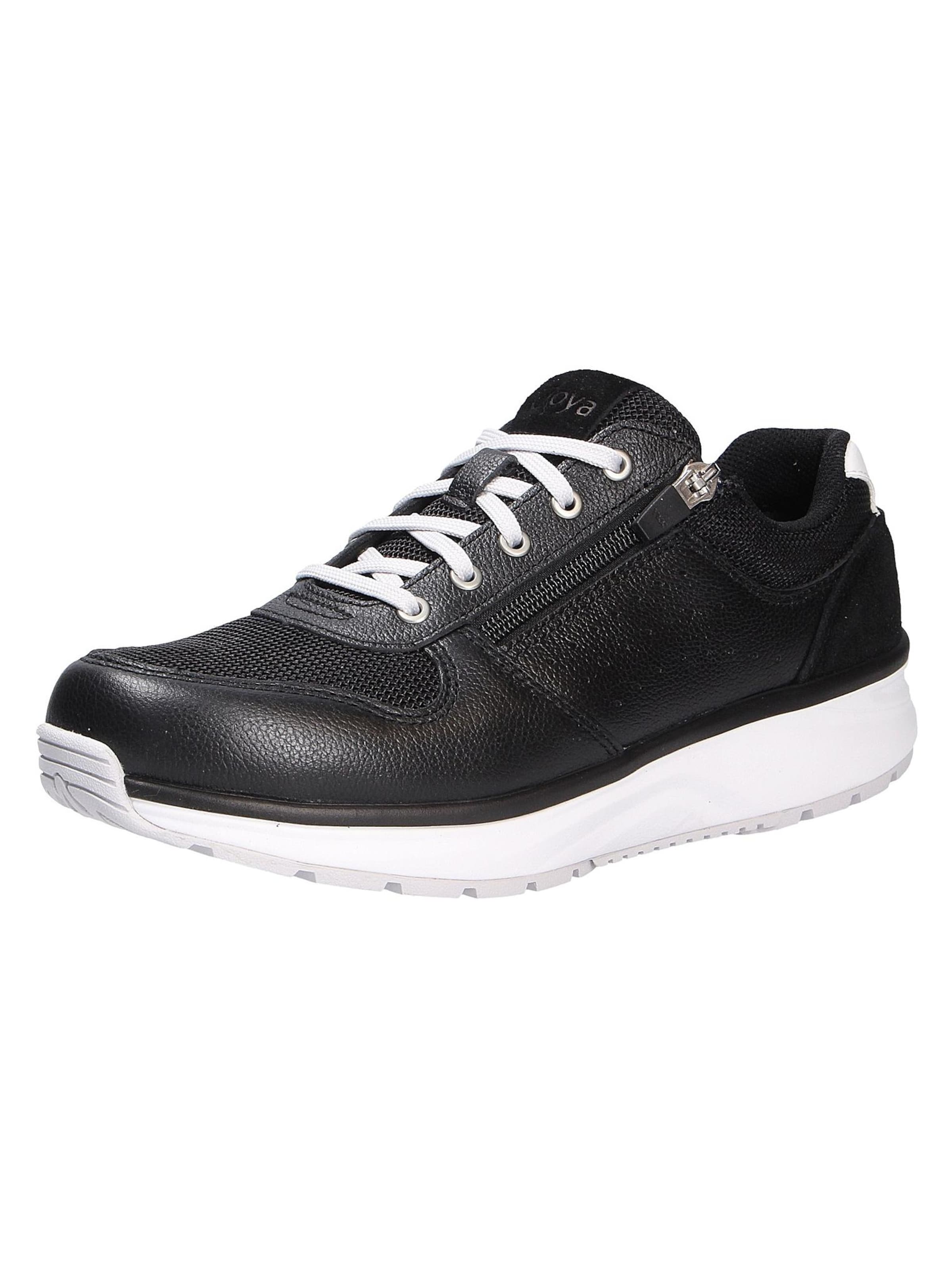 Joya Lace-Up Shoes 'DYNAMO ZIP W BLACK' in Black: front