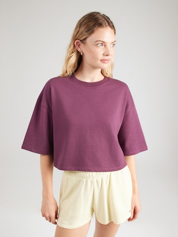 T-shirt Tally Weijl en violet : devant
