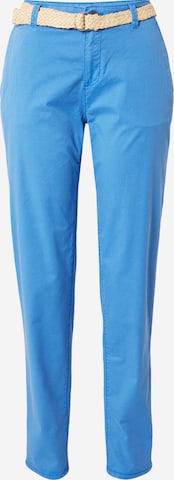 ESPRIT Chino Pants in Blue: front