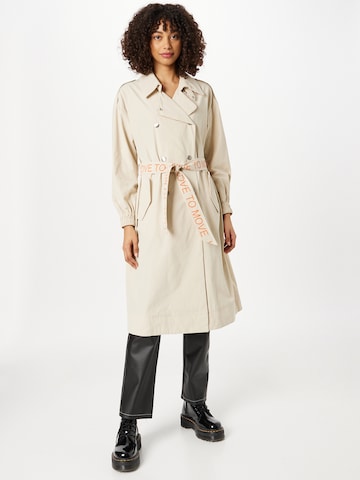 Manteau mi-saison TAIFUN en beige : devant