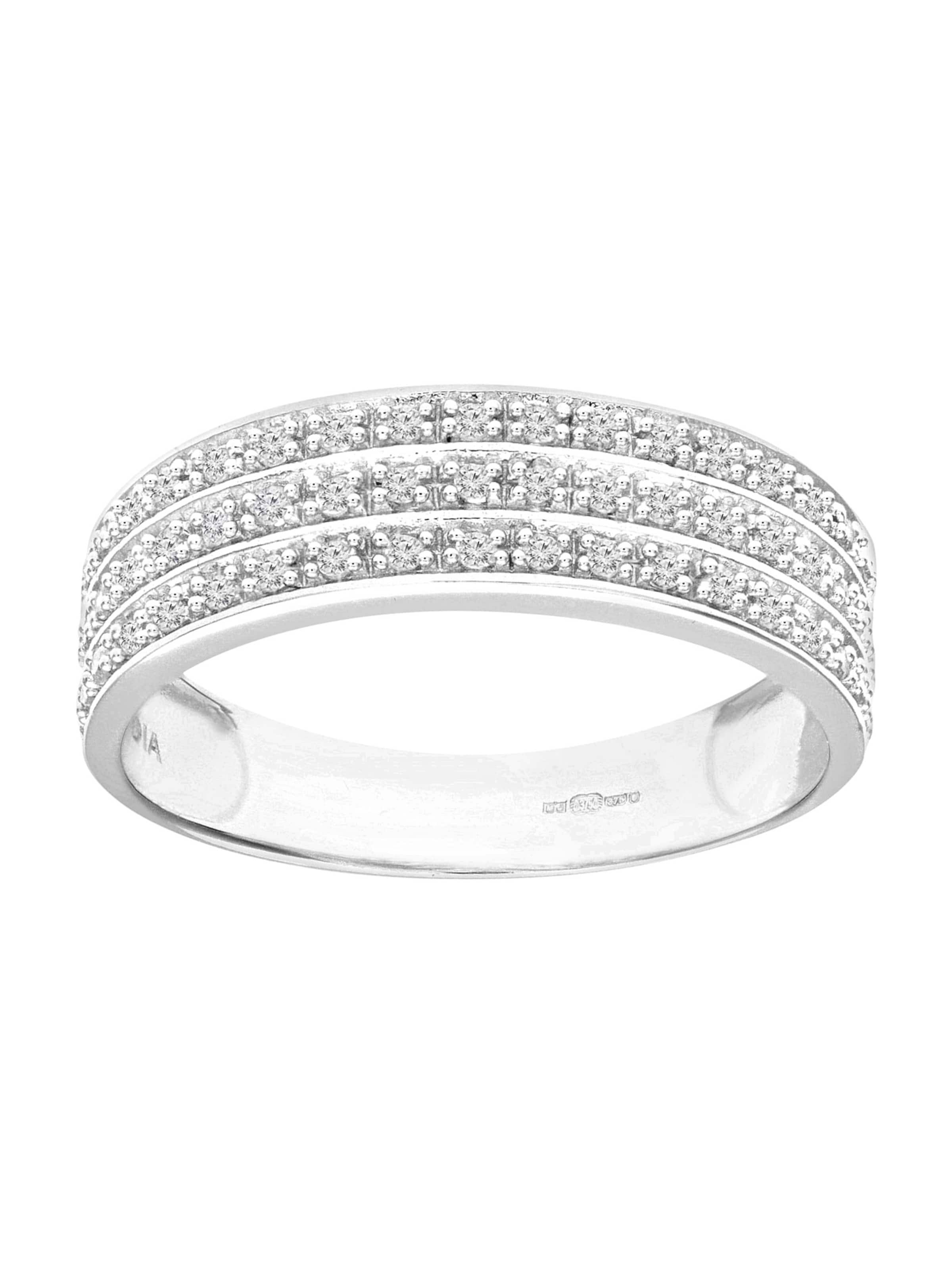 DIAMANT LETERNEL Ring in Silver: front