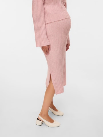 Gonna 'MLMonique' di MAMALICIOUS in rosa: frontale