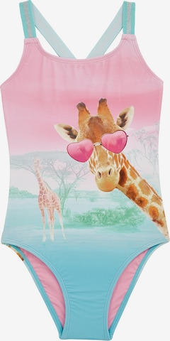 rožinė WE Fashion Maudymosi kostiumėlis: priekis