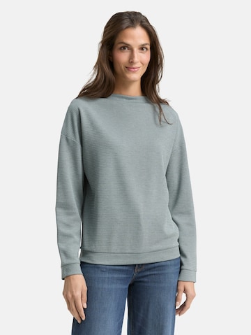 TOM TAILOR Sweatshirt in Green: front