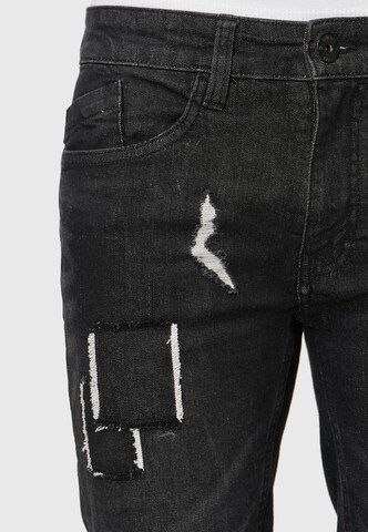 INDICODE JEANS Regular Jeans 'Roberts' in Zwart