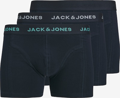 JACK & JONES Bokserishortsit 'JACCONOR' värissä tummansininen / jade / valkoinen, Tuotenäkymä