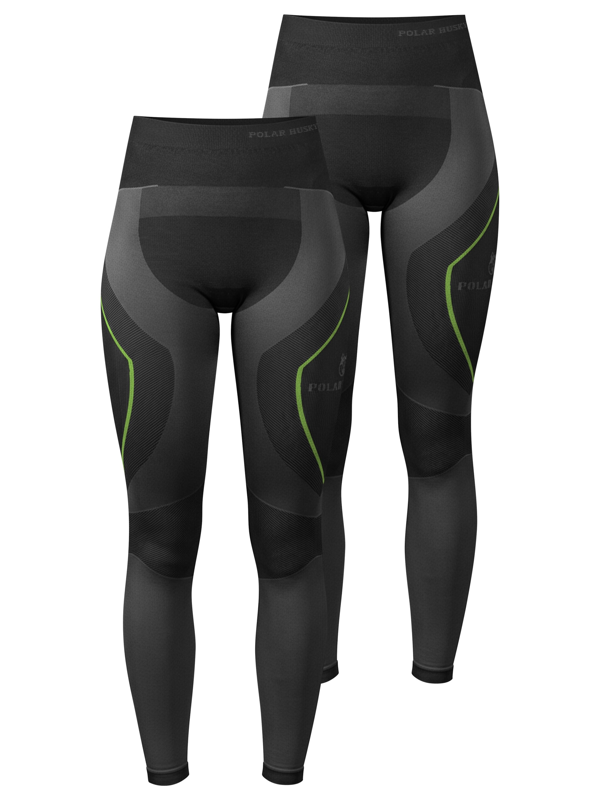 Sous-vêtements de sport normani en noir : devant