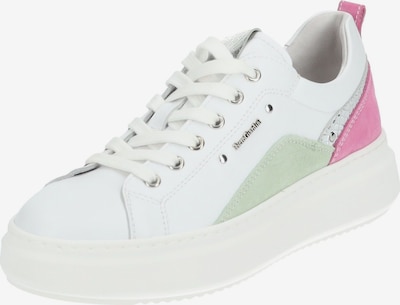 Nero Giardini Sneakers in Green / Pink / Silver / White, Item view