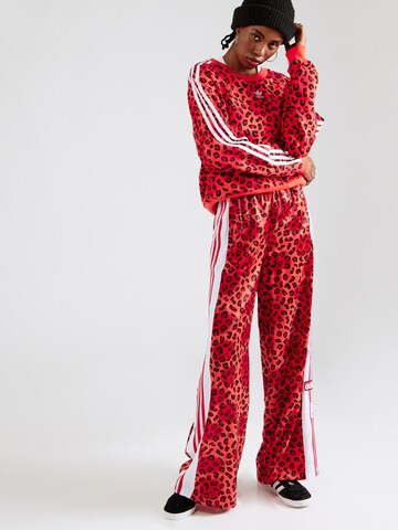 Wide Leg Pantalon 'Adibreak' ADIDAS ORIGINALS en rouge