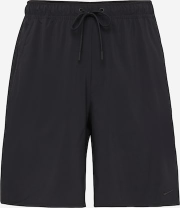 NIKE Спортивные штаны в Черный: спереди