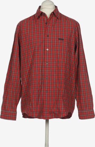 Calvin Klein Jeans Button Up Shirt in XL in Red: front