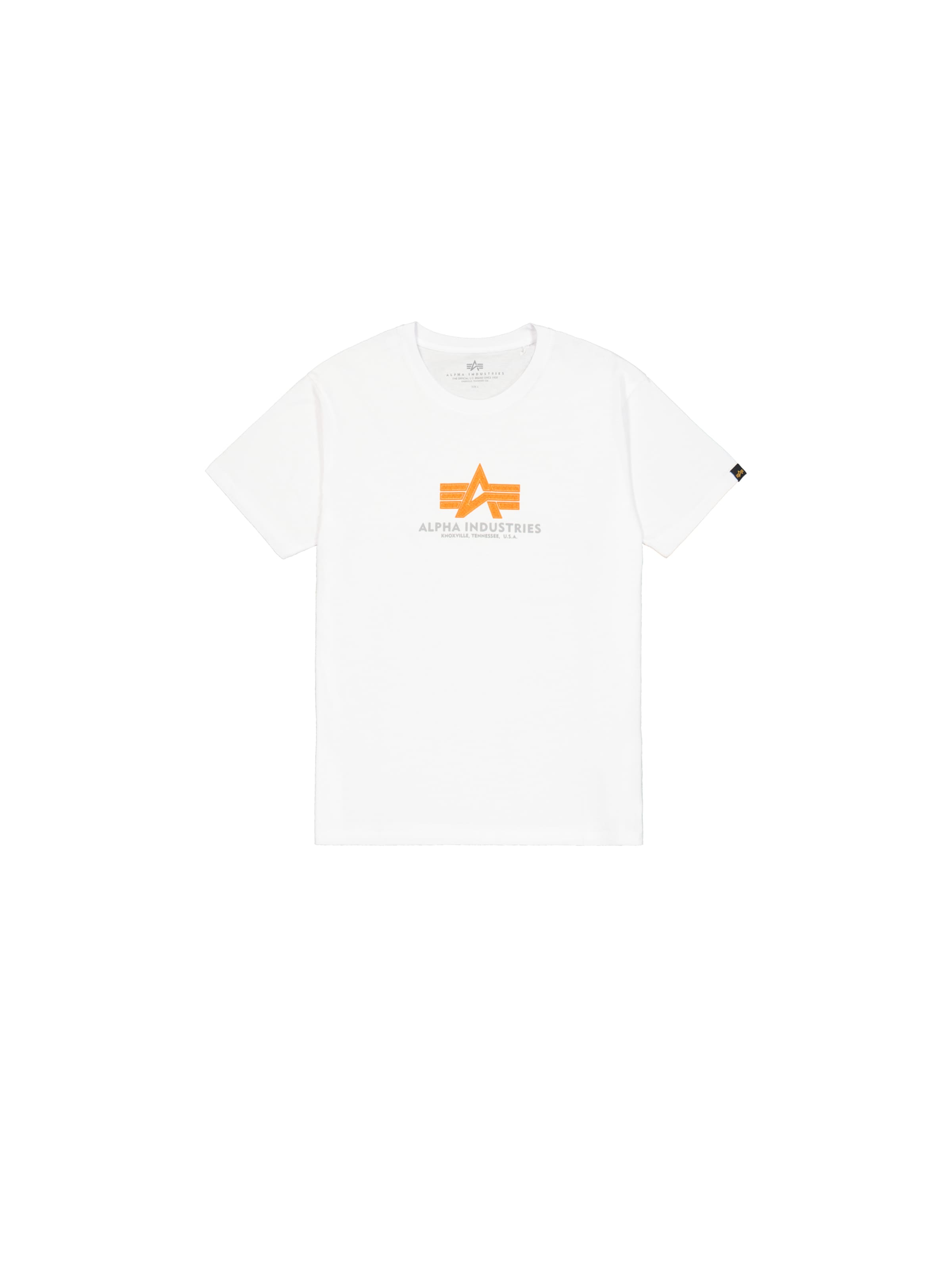 Tricou de la ALPHA INDUSTRIES pe alb: față