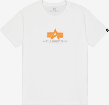 Tricou de la ALPHA INDUSTRIES pe alb: față