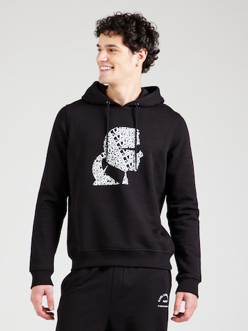 Karl Lagerfeld Sweatshirt in Schwarz: Vorderseite